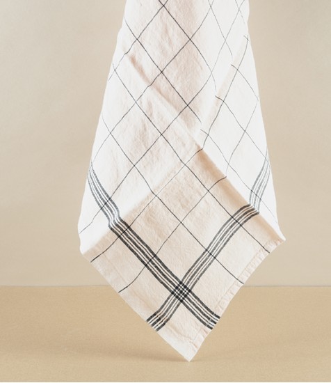 Bistrot French Linen Kitchen Towel, Guimauve
