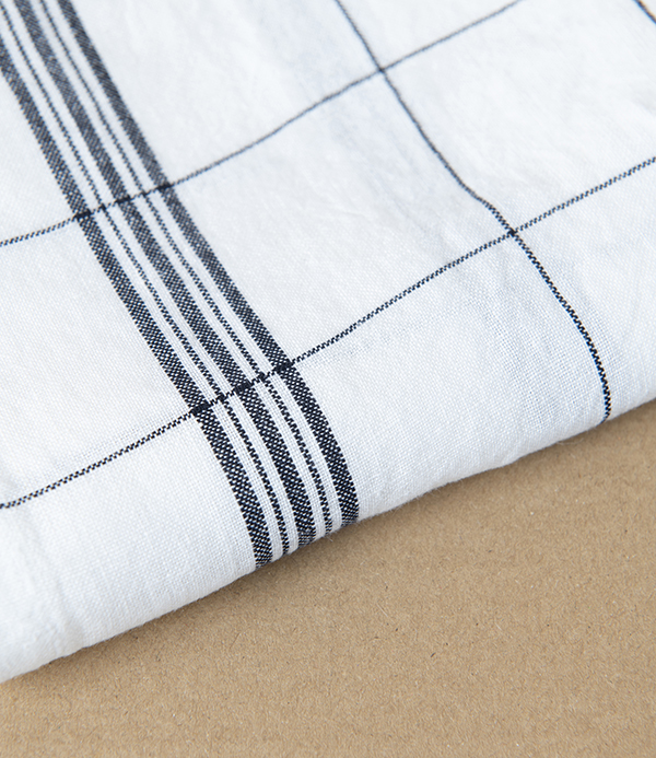 Bistrot French Linen Kitchen Towel, Blanc