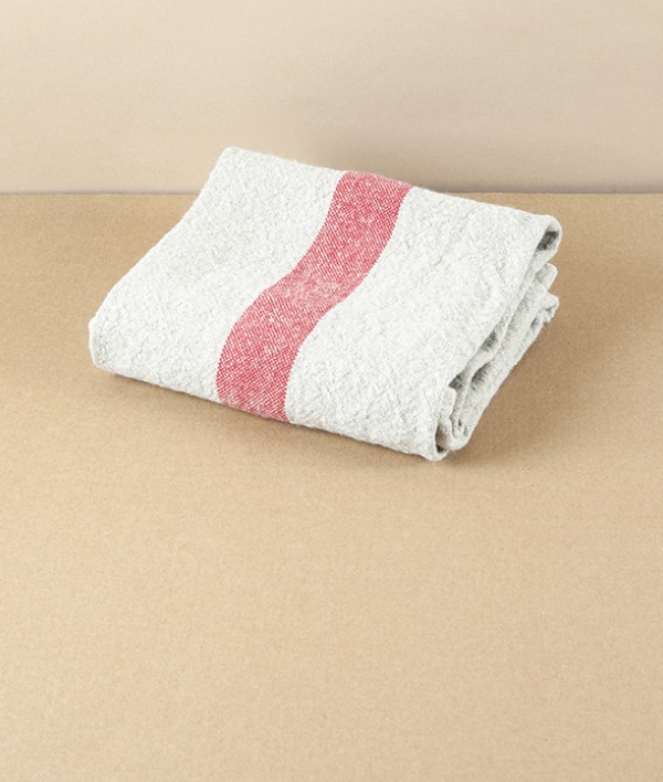 DouDou French Linen Kitchen Towel, Rouge