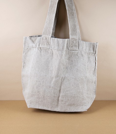 French Washed Linen Tote Bag, Natural