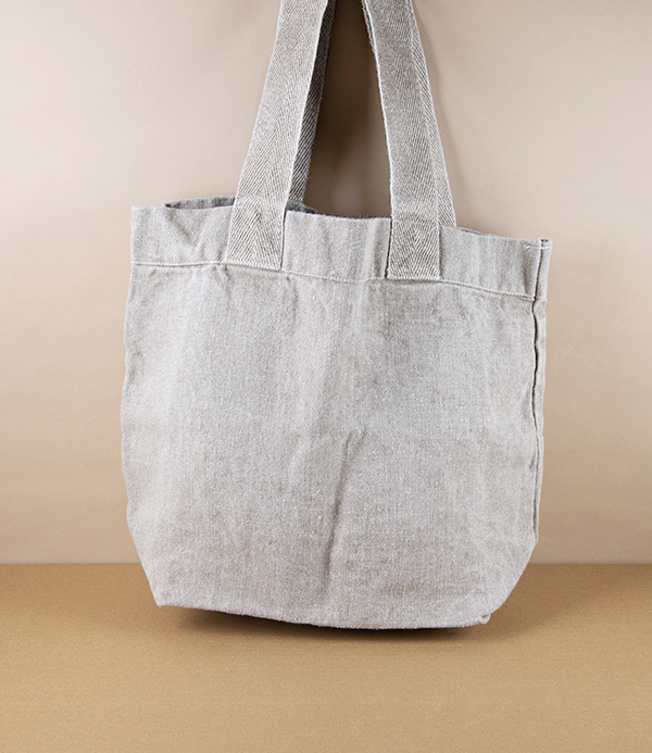 French Washed Linen Tote Bag, Natural