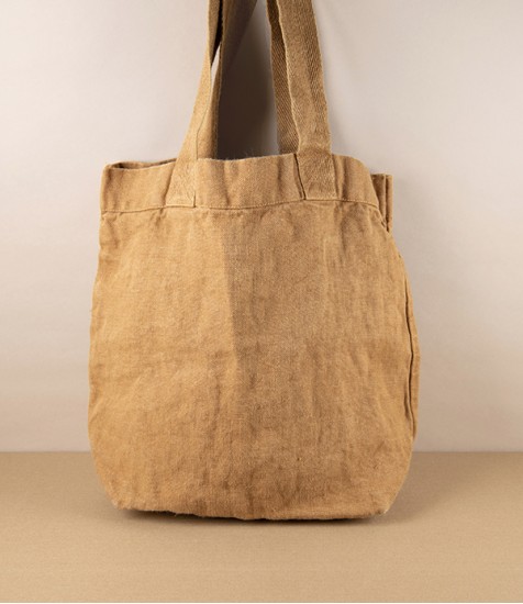 French Washed Linen Tote Bag, Oignon