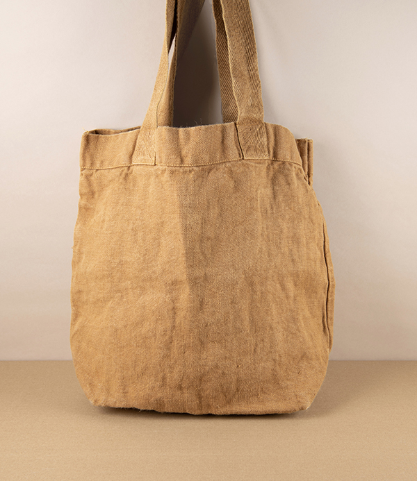 French Washed Linen Tote Bag, Oignon