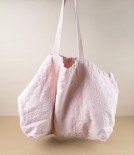 French Linen Woven Large Tote, Pétale