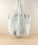 French Linen Woven Shopper, Natural