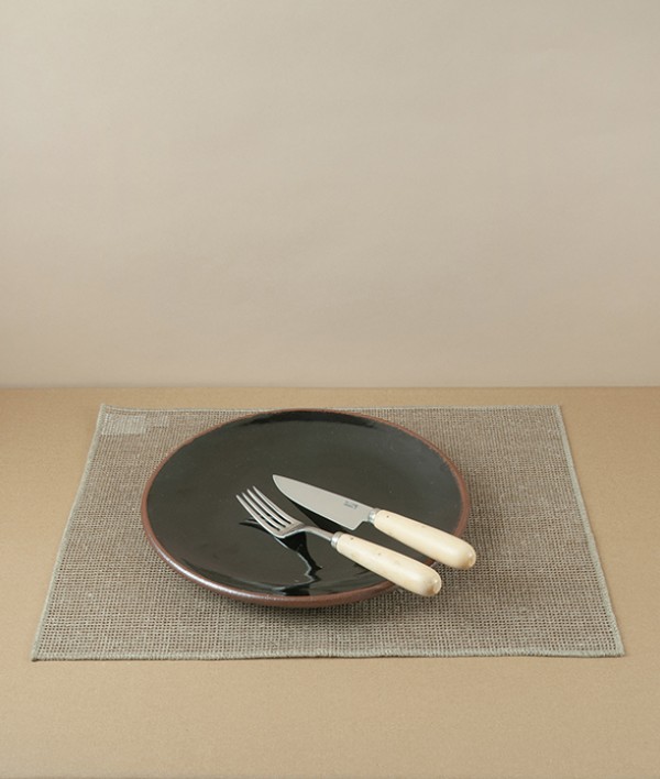 French Linen 'Quadrille' Placemat 