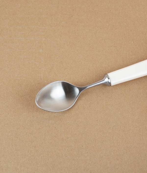 Sheffield Cream-Handled Tea Spoon (Pre-order)