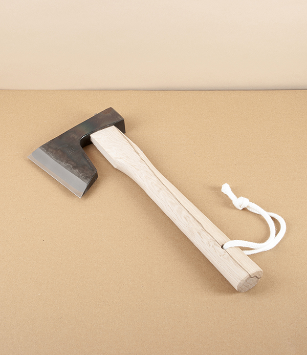 Japanese Tsubame-Sanjo Hand Axe with Sheath