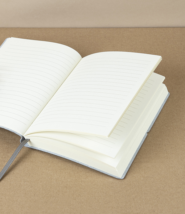 Italian Eco Notebook with Elastic, B6, Lined