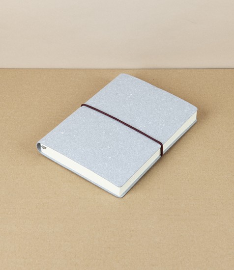 Italian Eco Notebook with Elastic, B6, Lined