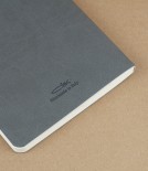 Italian Soft-Cover Dotted Notebook, A5, Slate