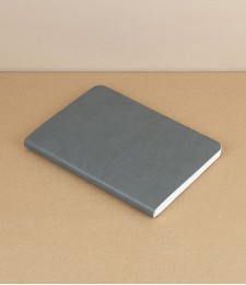 Italian Soft-Cover Dotted Notebook, A5, Slate