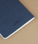Italian Soft-Cover Dotted Notebook, A5, Navy