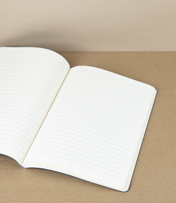 Italian Soft-Cover Lined Notebook, A5, Navy