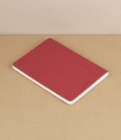 Italian Soft-Cover Lined Notebook, B6, Red