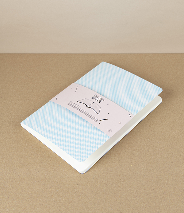 Ciak Revival Pattern Soft Cover Notebook, A5, Pinwheels