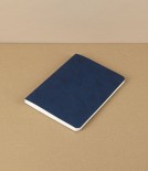 Italian Soft-Cover Dotted Notebook, B6, Navy