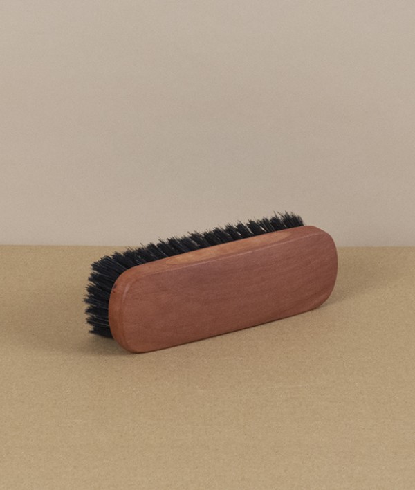 Pear-wood & bristle clothes brush