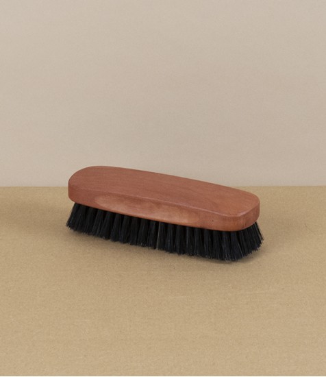 Pear-wood & bristle clothes brush