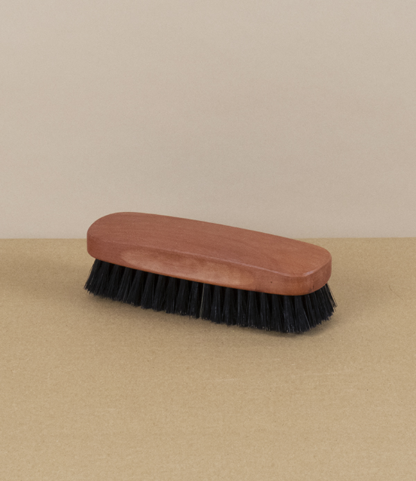Pear-wood & bristle clothes brush