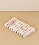 Strong Clothes Pegs, Waxed Beech, Germany