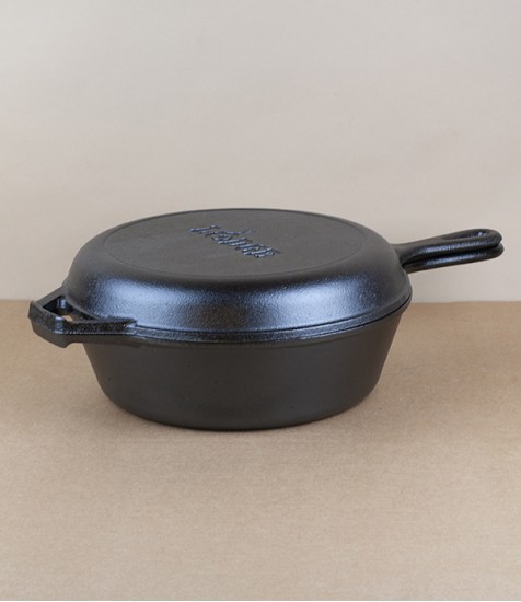 Lodge Cast Iron Combo Cooker, 3.2l