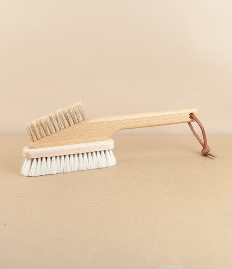 Computer Brush, Double Faced, Beechwood