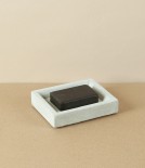 Swedish Hand Cast Concrete Soap Dish, Rectangular