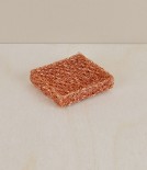 Compact copper scouring pad