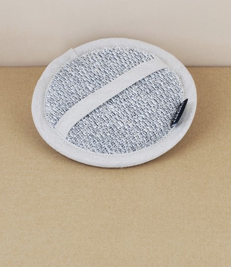 Finnish 100% linen cosmetic sponge