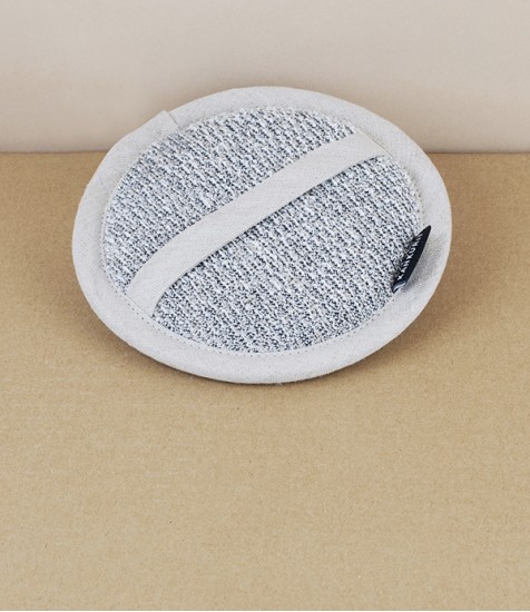 Finnish 100% linen cosmetic sponge