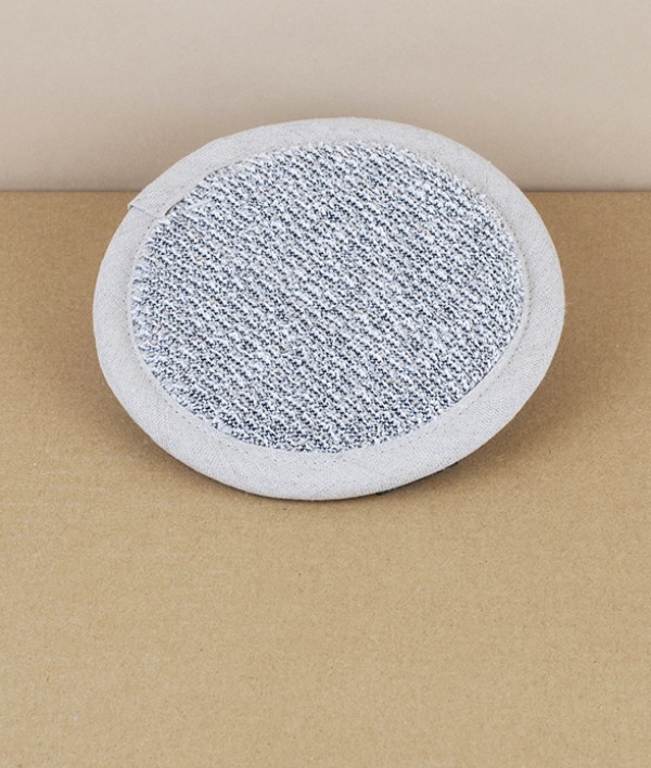 Finnish 100% linen cosmetic sponge