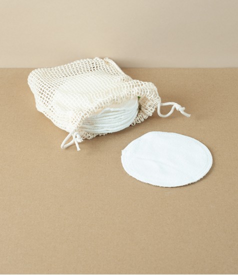 Organic Cotton Reusable Face Wipes