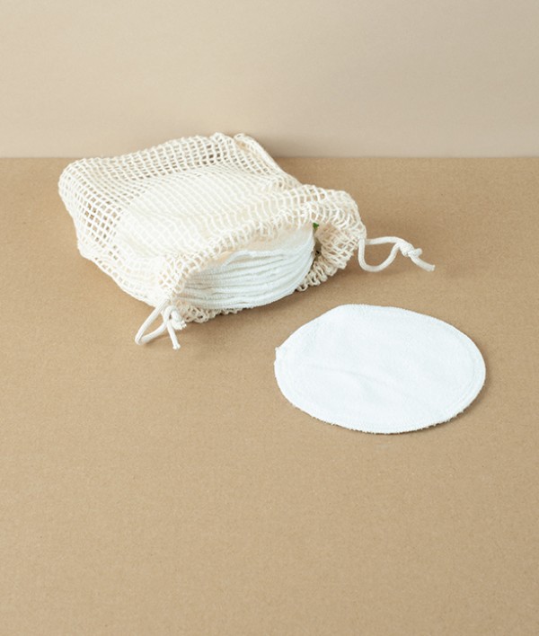 Organic Cotton Reusable Face Wipes