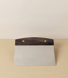 Lamson Dough Scraper with Walnut Handle, 4” by 6”