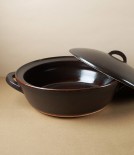 Daube Large Japanese Cooking Pot, Chestnut, 3.5l