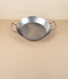 De Buyer Blue Steel Frying Pan, 2 Handles, 24cm