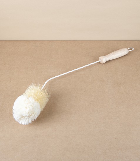 Decanter Brush, Natural Bristle & Wool