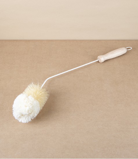 Decanter Brush, Natural Bristle & Wool