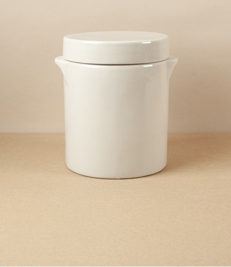 Boîte Cylindrique No.01, Preserving Jar, 1.0l, Natural Glaze