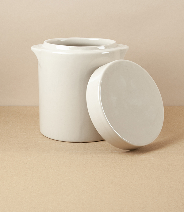 Boîte Cylindrique No.01, Preserving Jar, 1.0l, Natural Glaze