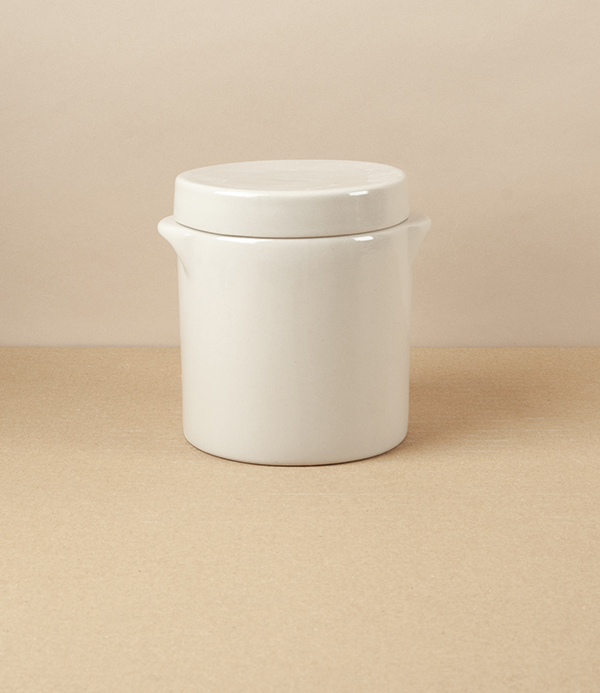 Boîte Cylindrique No.20, Preserving Jar, 0.5l, Natural Glaze
