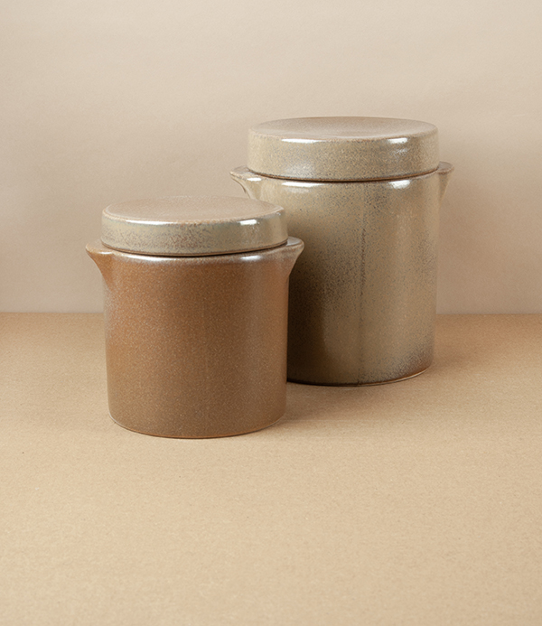 Boîte Cylindrique No.20, Preserving Jar, 0.5l, Rustic Glaze