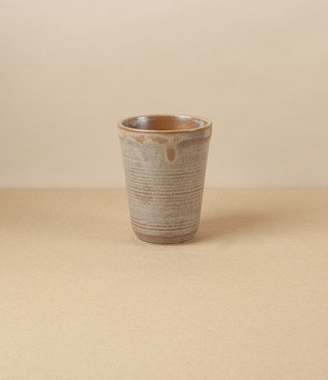Poterie Digoin Stoneware Gobelet, Rustic Glaze