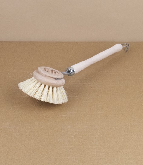 Dish brush with replaceable head, large