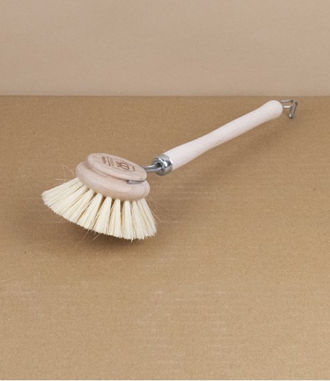 Dish brush with replaceable head, large