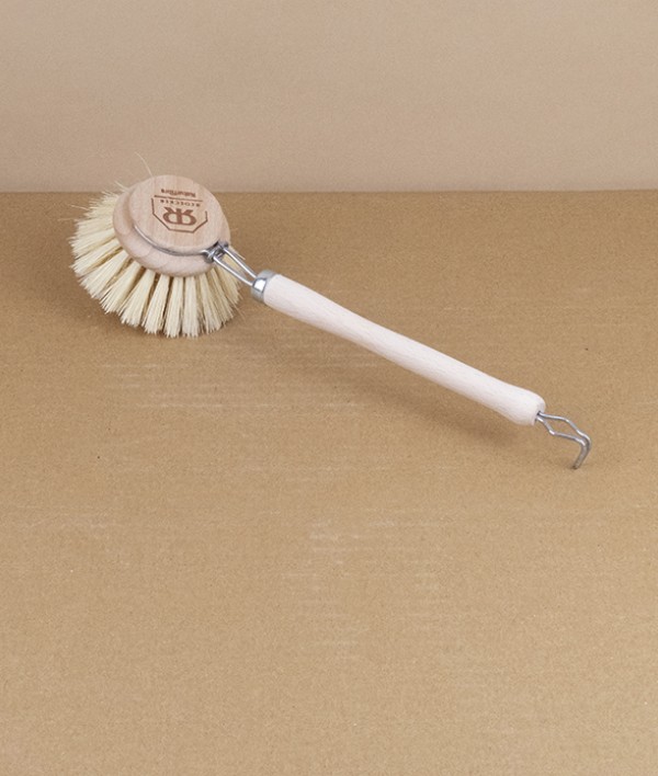 Dish brush with replaceable head, large