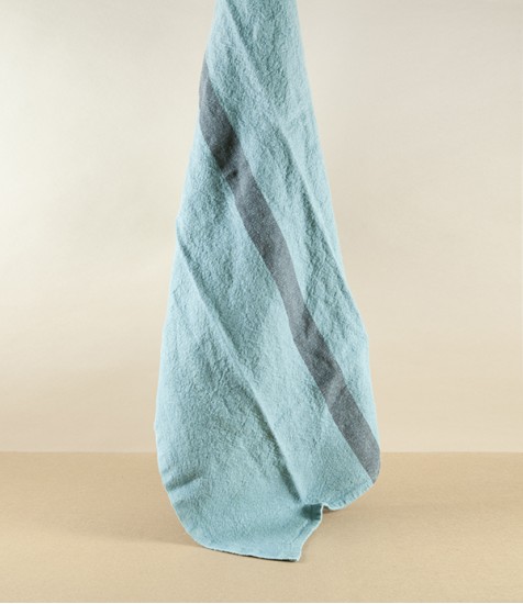 DouDou French Linen Kitchen Towel, Vert de Gris
