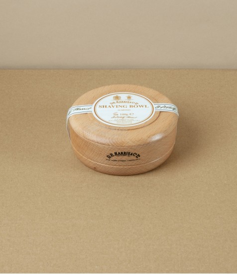 D.R. Harris Shaving Bowl with Soap, Beech Wood & Almond