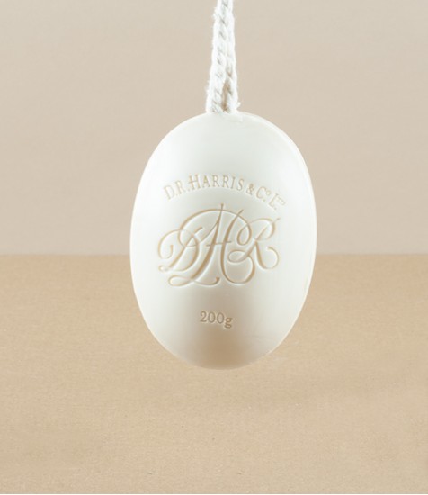 Dr Harris Soap on a Rope, Almond Oil & Rose